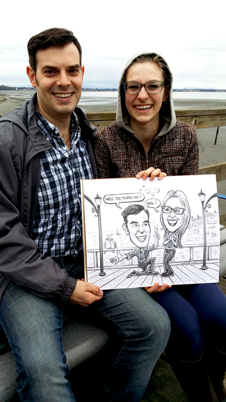 Wedding Proposals, Marriage, Weddings, Love, Couples, Caricature Prank